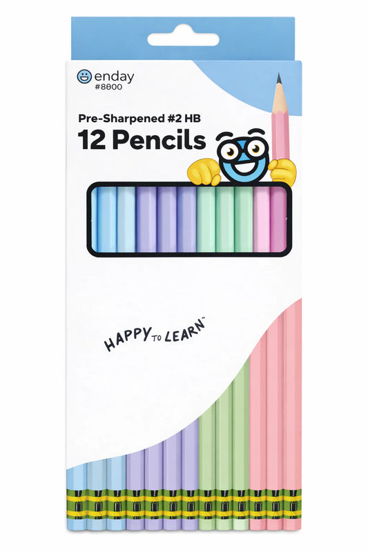 #2 Pencils Pre-Sharpened Pastel Pencil