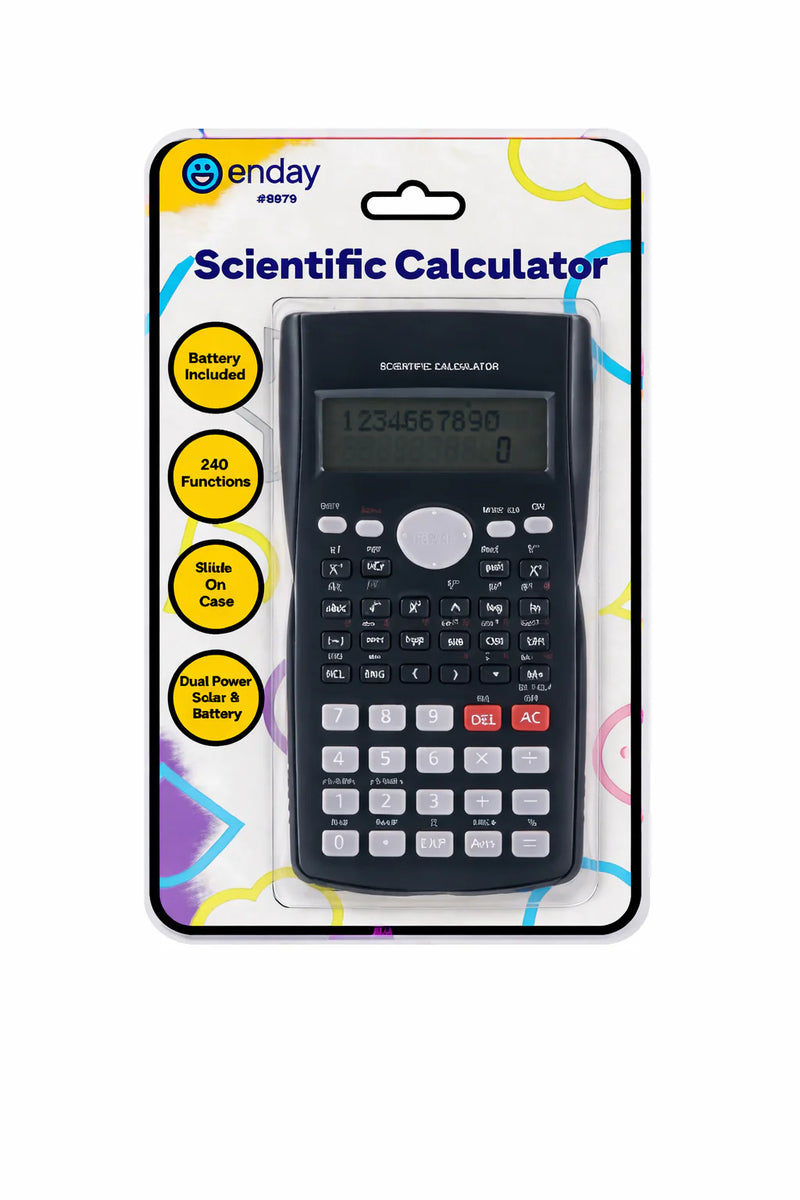 240 Function Scientific Calculator w/ Slide-On Case