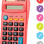 Calculator Blue, Basic Small Solar and Battery Operated, Large Display Four Function, Auto Powered Handheld Calculator School and Kids Available in Green, Red, Purple, Grey, Pink, 1 PK â€“ by Enday