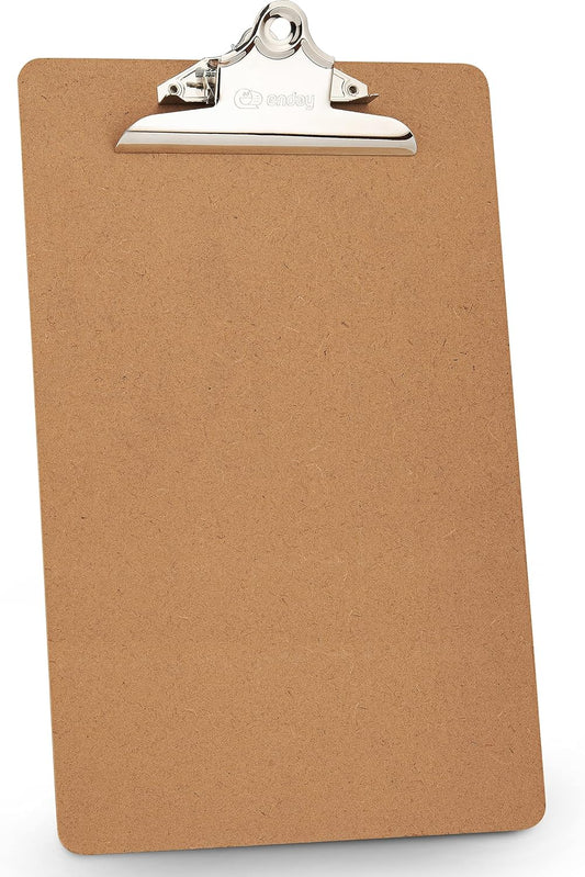 Legal Size Hardboard Clipboard With Sturdy Spring Clip