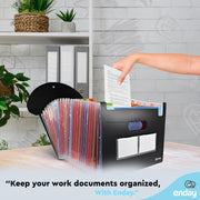 24-Pocket Expanding File Document Holder