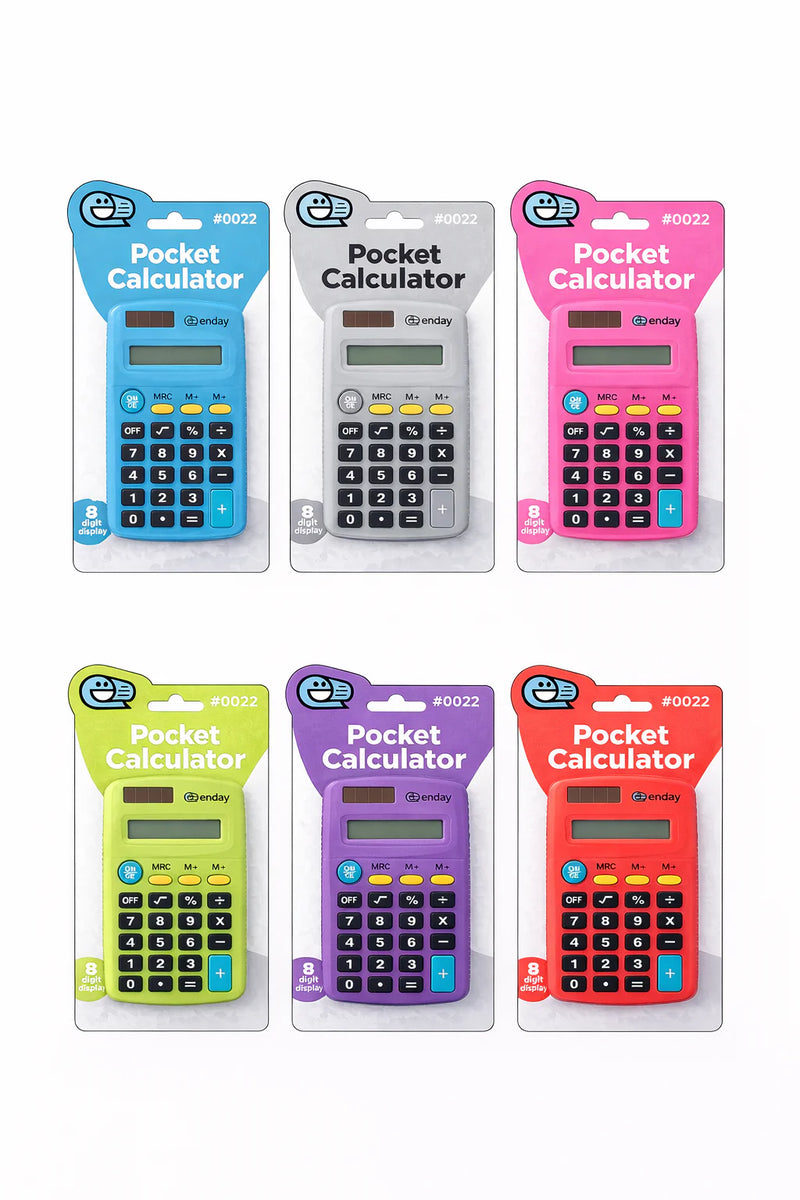 8-Digit Dual Power Pocket Size Calculator