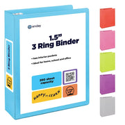 1.5″ O-Ring View Binder With 2-Pockets