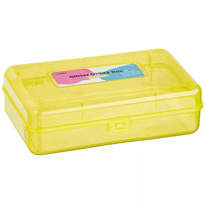 Glitter Bright Color Pencil Case Multipurpose Utility Box