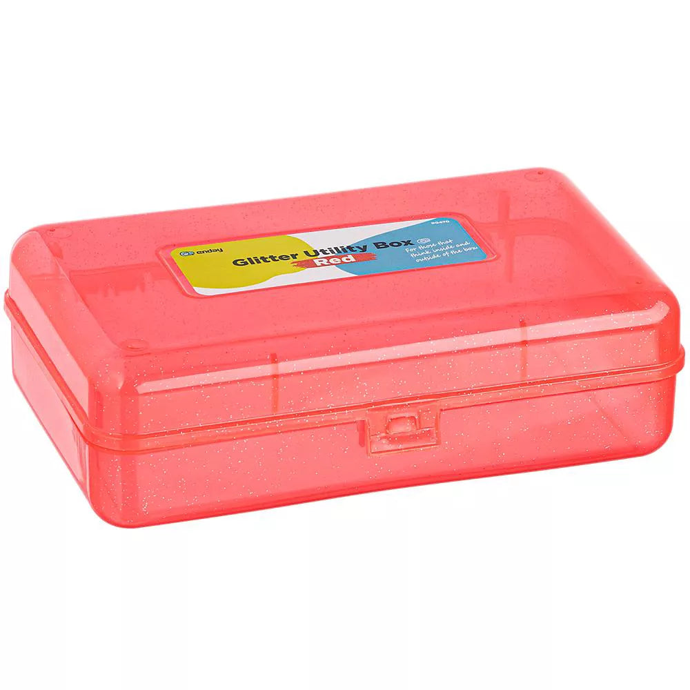 Glitter Bright Color Pencil Case Multipurpose Utility Box