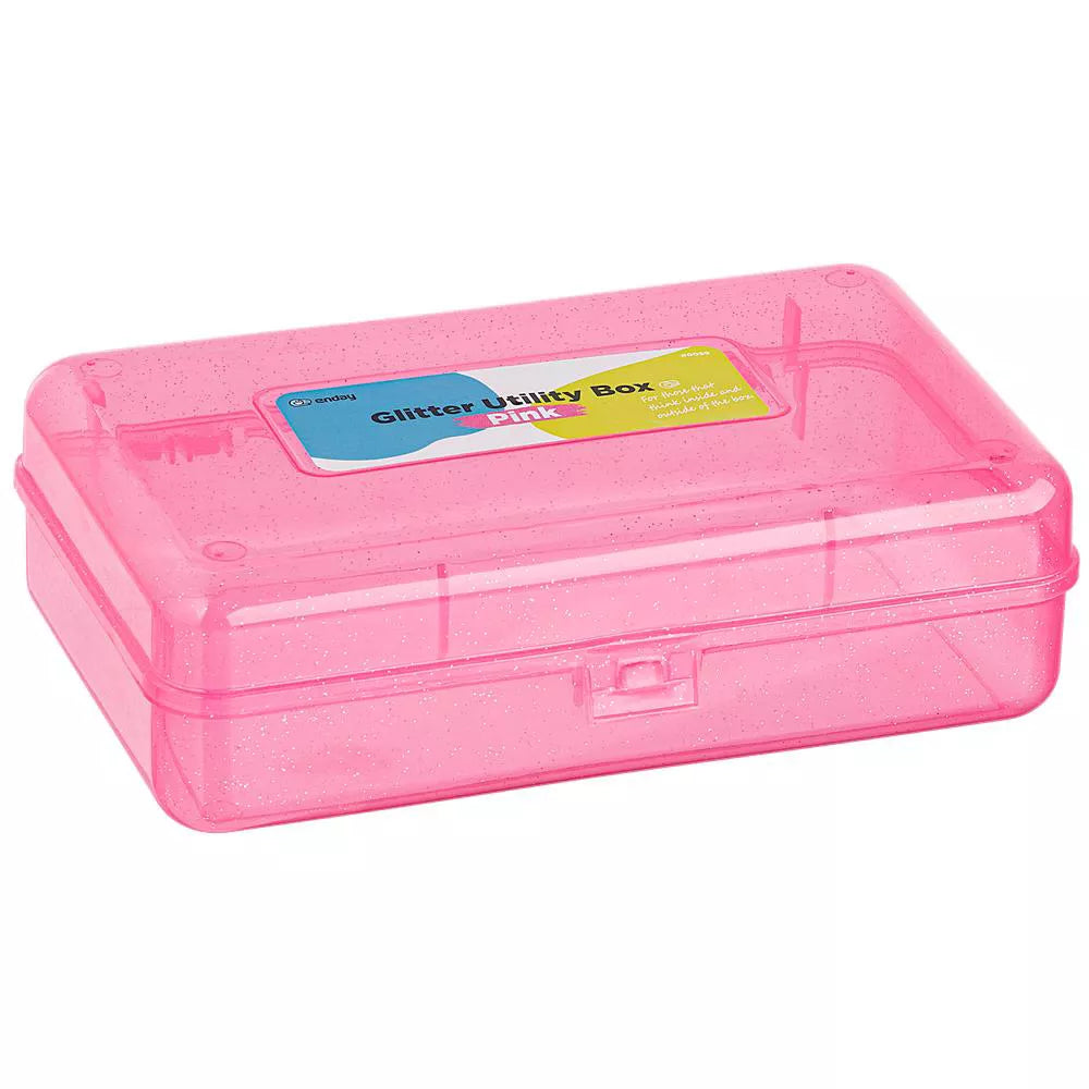 Glitter Bright Color Pencil Case Multipurpose Utility Box