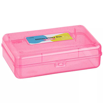 Glitter Bright Color Pencil Case Multipurpose Utility Box