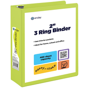 2″ Slant-D Ring View Binder With 2 Pockets