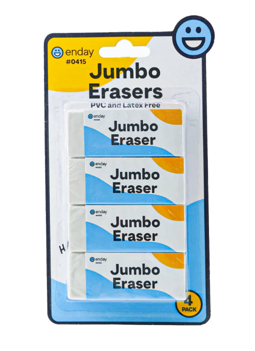 White Jumbo Eraser