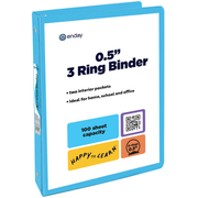 1/2″ O-Ring View Binder With 2-Pockets