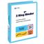 1″ O-Ring View Binder With 2-Pockets