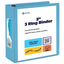3″ Slant-D Ring View Binder With 2 Pockets