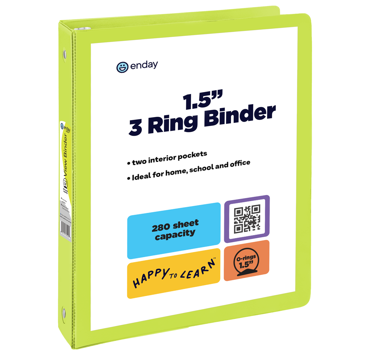 1.5″ O-Ring View Binder With 2-Pockets
