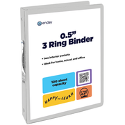 1/2″ O-Ring View Binder With 2-Pockets