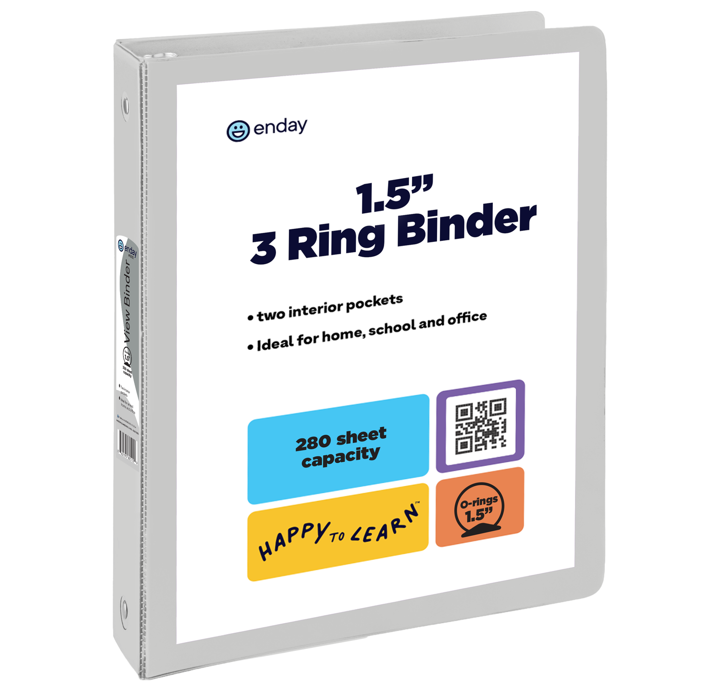 1.5″ O-Ring View Binder With 2-Pockets