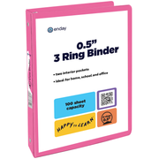 1/2″ O-Ring View Binder With 2-Pockets