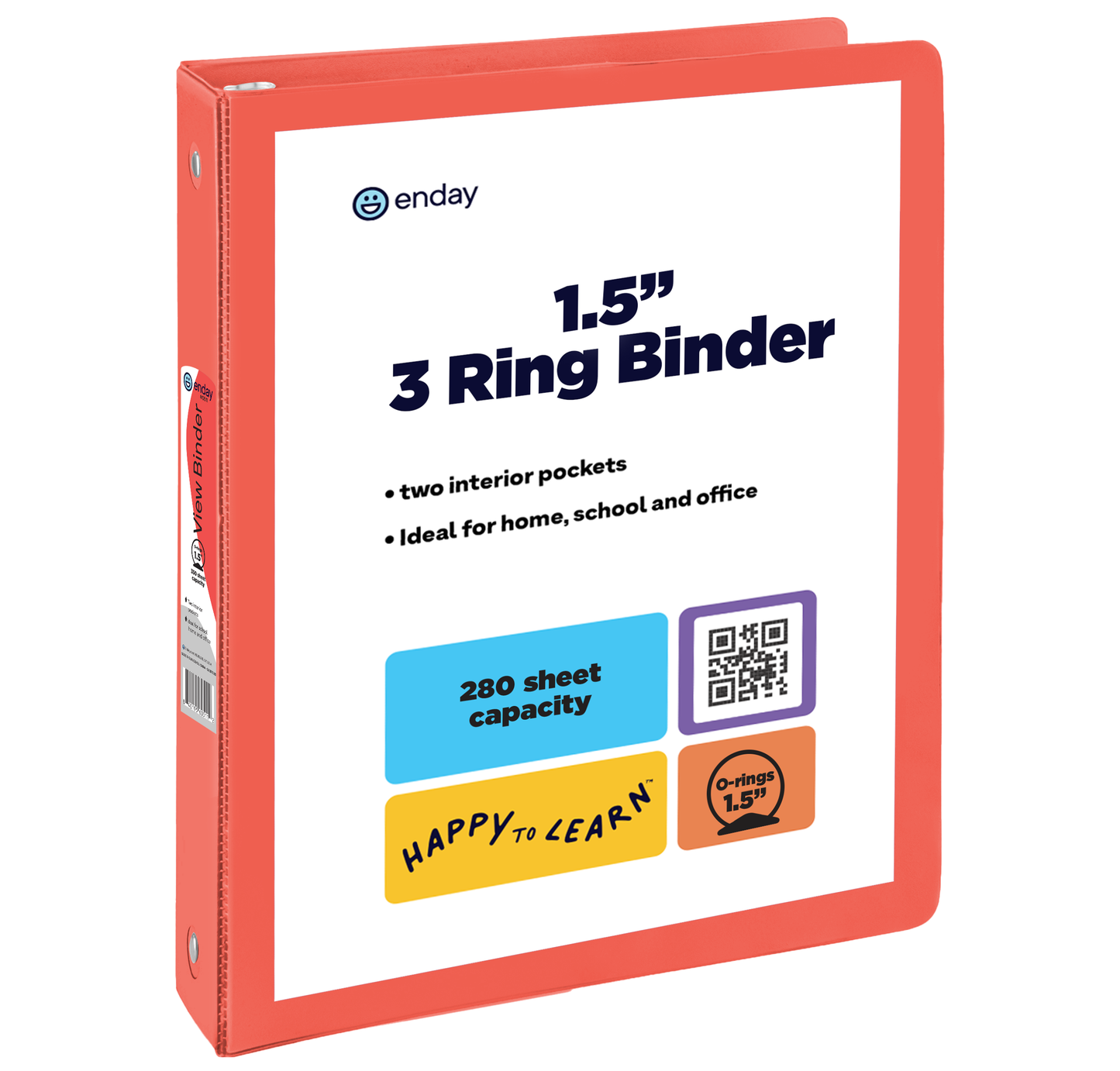 1.5″ O-Ring View Binder With 2-Pockets