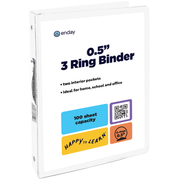1/2″ O-Ring View Binder With 2-Pockets