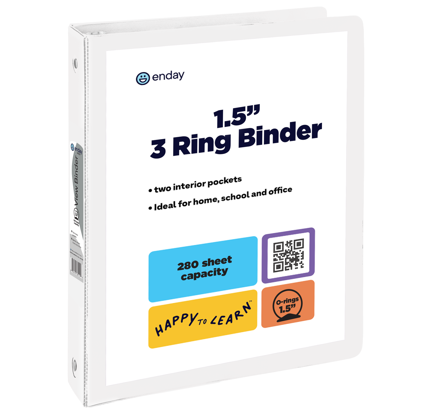 1.5″ O-Ring View Binder With 2-Pockets