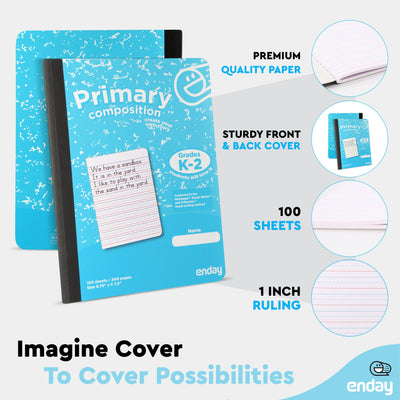 Primary Composition Notebook - Blue