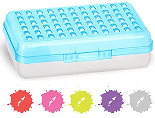 Assorted color Dots Pencil Case Blue