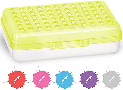 Assorted color Dots Pencil Case green