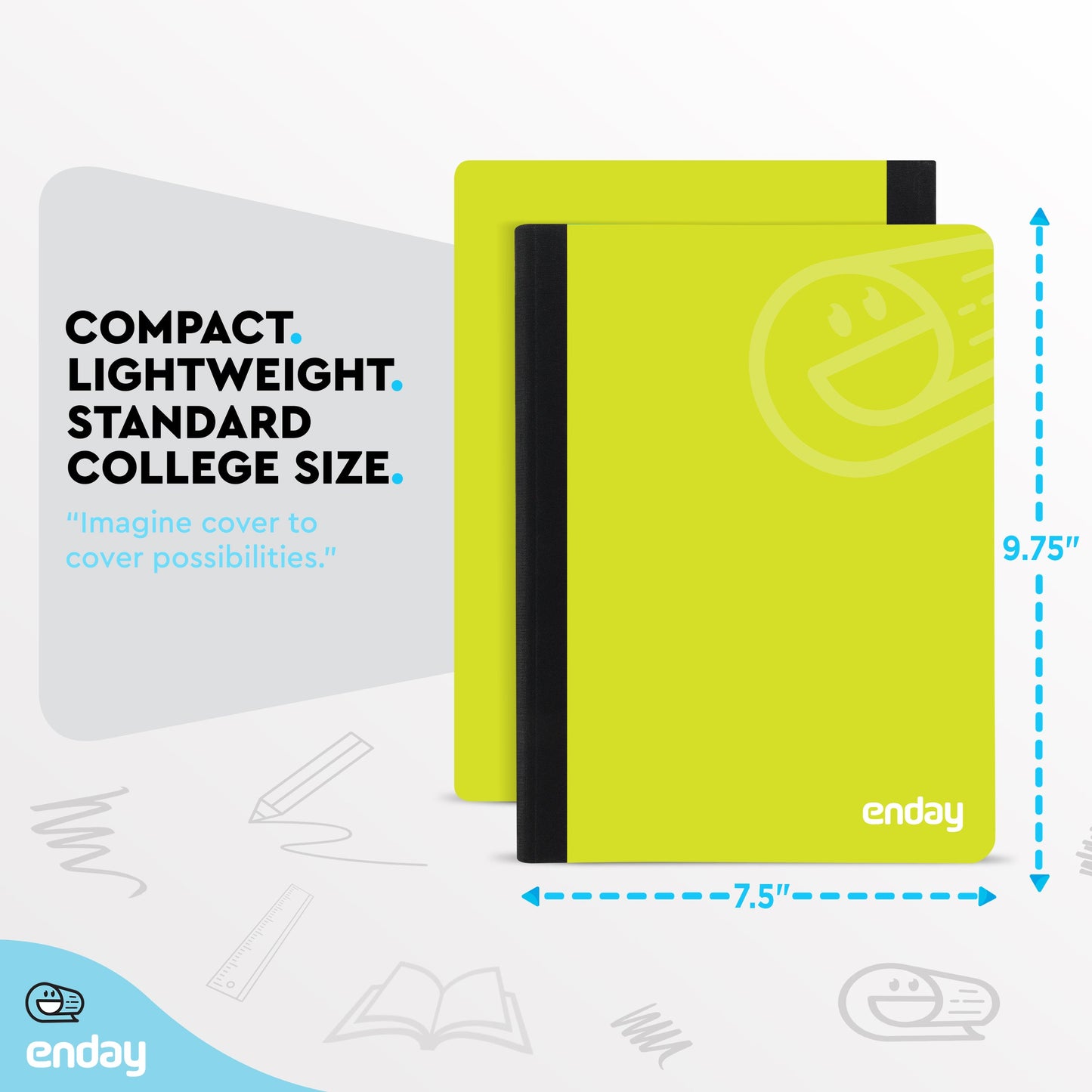 Composition Notebooks College Ruled - Green