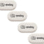 Oval eraser white 4PK