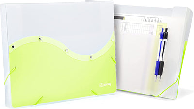 Two Tone Letter Size Document Case green