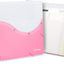 Two Tone Letter Size Document Case pink