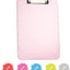 Standard Size Plastic Clipboard w/ Low Profile Clip pink