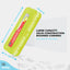 8" Bright Color Double Deck Organizer Box green