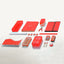 1/2″ 3-Ring View Binder w/ 2-Pockets - Red