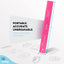 12" (30cm) Shatterproof Flexible Ruler pink