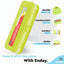 8" Bright Color Double Deck Organizer Box green