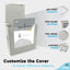 2" Slant-D Ring View Binder w/ 2 Pockets grey