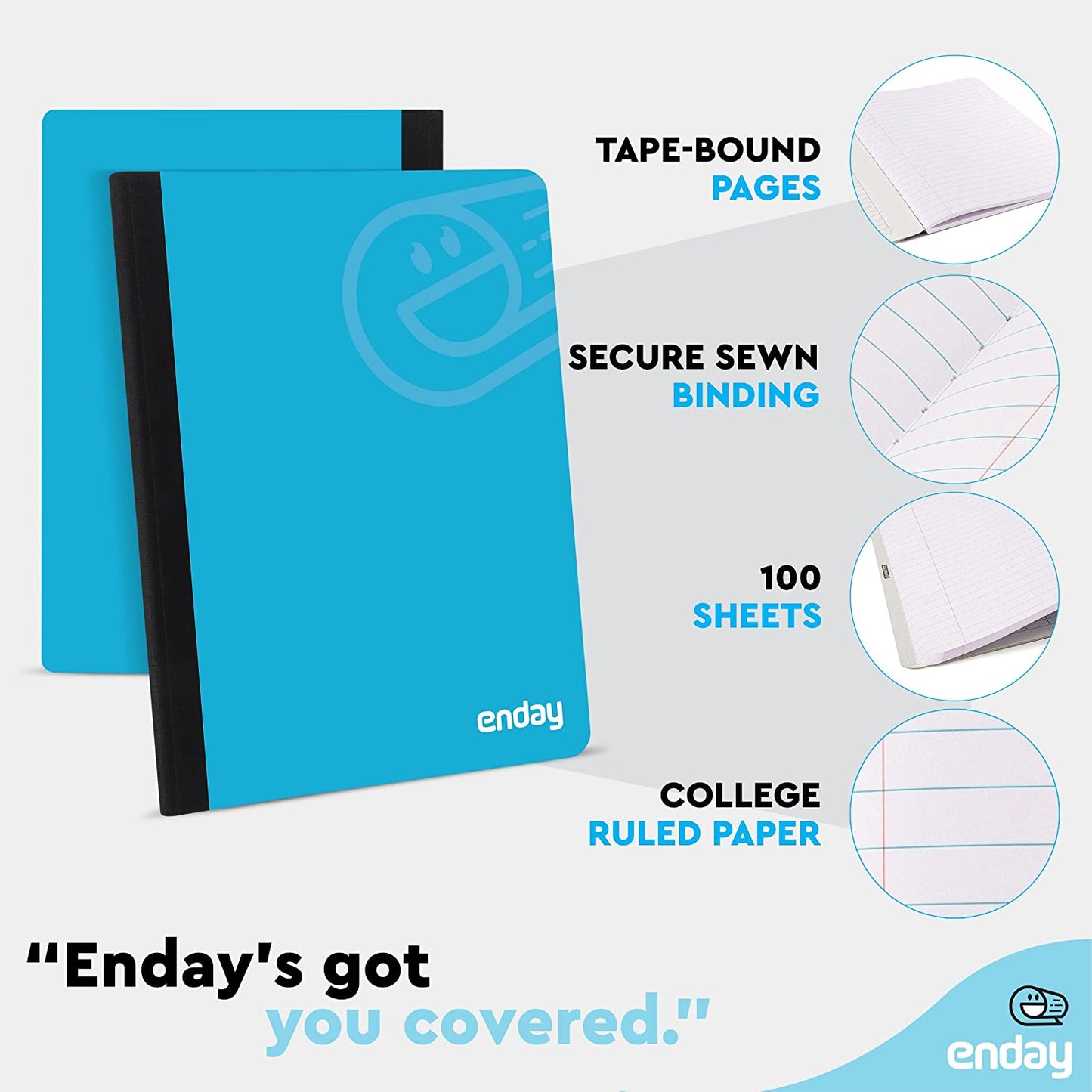 Composition Notebooks College Ruled - Blue