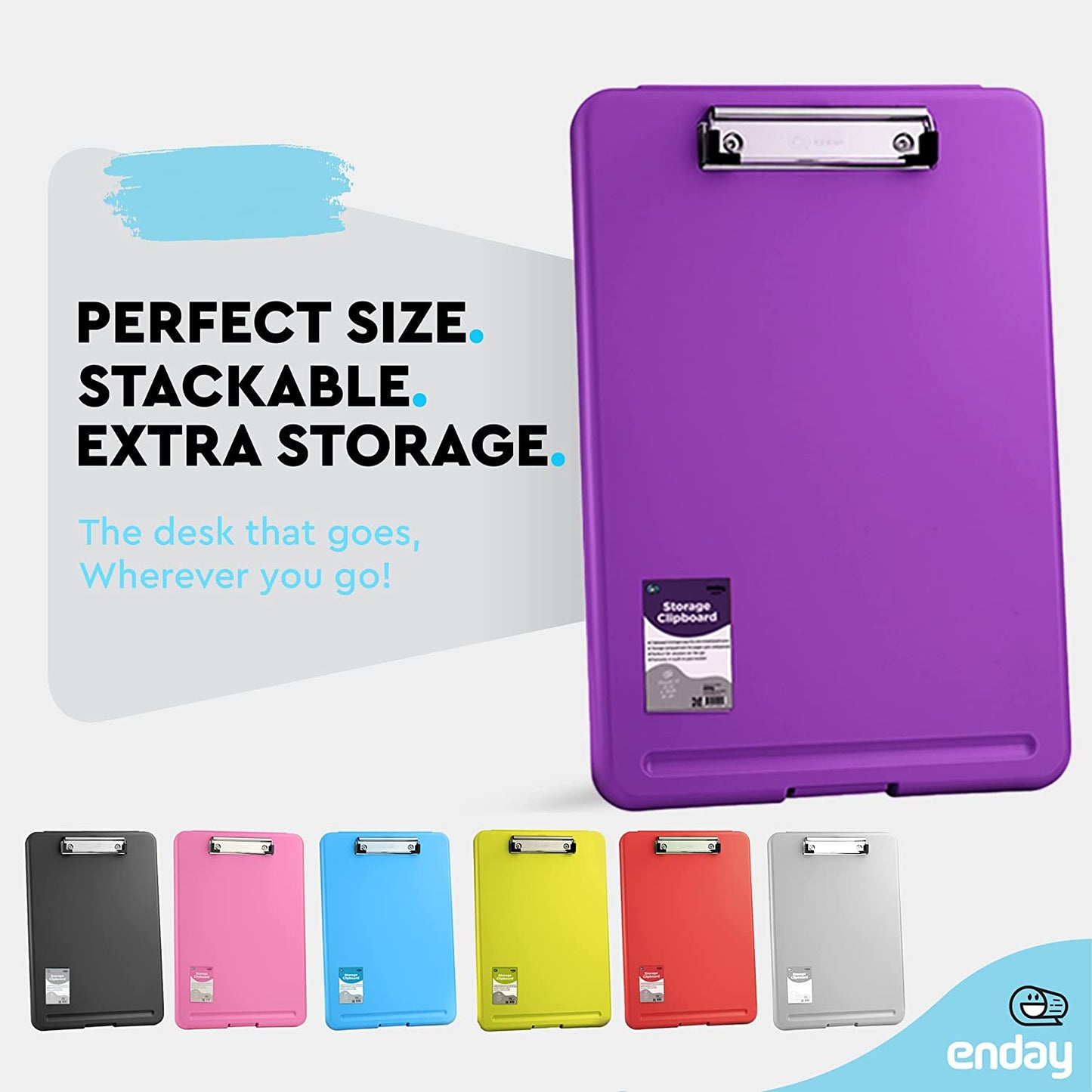 Clipboard Storage Case purple