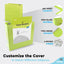 2" Slant-D Ring View Binder w/ 2 Pockets green