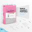 1" 3-Ring View Binder w/ 2-Pockets - Pink