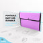 Square Flap Letter Size Document Holder purple