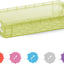 stackable plastic pencil case green