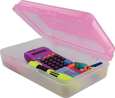Assorted color Dots Pencil Case pink