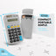 8-Digit Dual Power Pocket Size Calculator grey