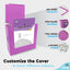 2" Slant-D Ring View Binder w/ 2 Pockets purple