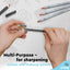2 holes sharpener 2 pack
