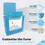 2" Slant-D Ring View Binder w/ 2 Pockets - Blue