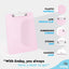 Standard Size Plastic Clipboard w/ Low Profile Clip pink