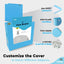 3" Slant-D Ring View Binder w/ 2 Pockets blue