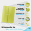13-Pocket Letter Size Poly Expanding File green